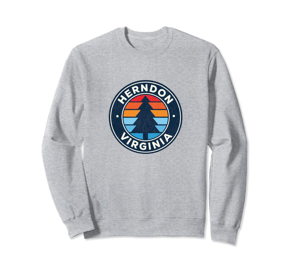 Herndon Virginia Va 70S Sweatshirt - Fun Novelty Design for Adults - T-Shirt, Sweatshirt, Hoodie