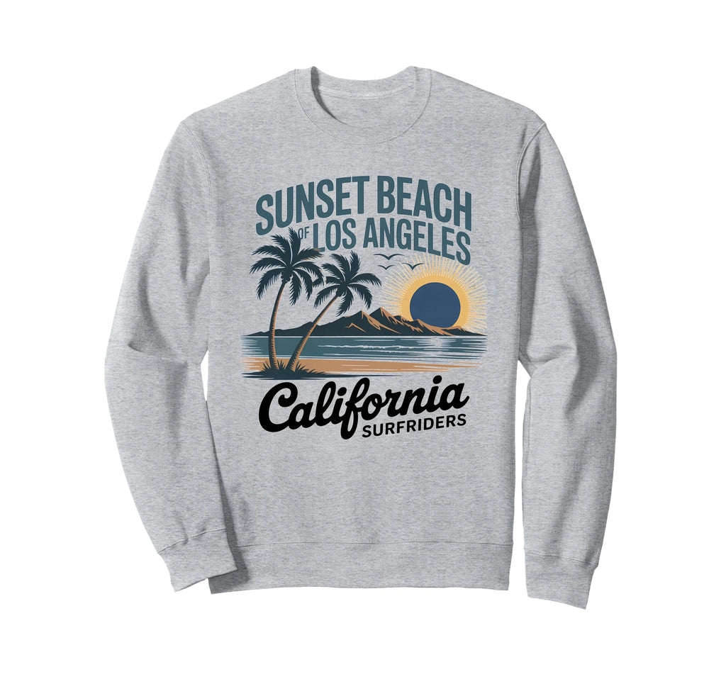 Ocean West Coast California Beach Sweatshirt - Custom Art Print for Adults - T-Shirt, Sweatshirt, Hoodie