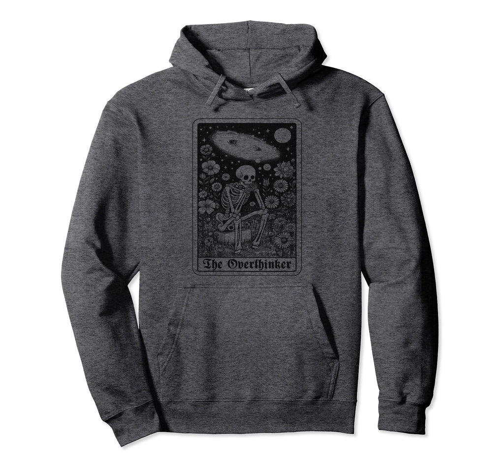 Overthinker Tarot Cards Reader Occult Hoodie - Custom Art Print Unisex - T-Shirt, Sweatshirt, Hoodie