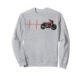Heartbeat Motorcycle Enthusiast Sweatshirt - Aesthetic Graphic Unisex - T-Shirt, Sweatshirt, Hoodie
