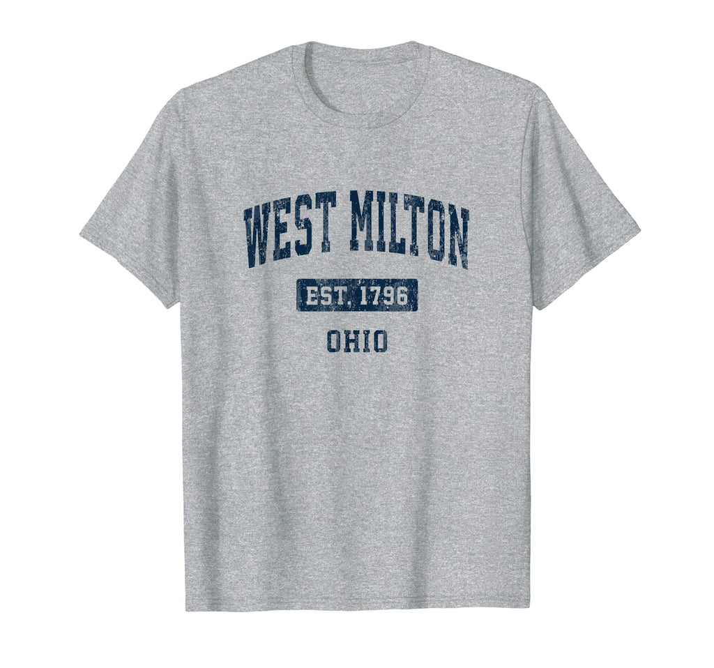 West Milton Ohio Oh Sports T-Shirt - Casual Everyday Wear Men Women - T-Shirt, Sweatshirt, Hoodie