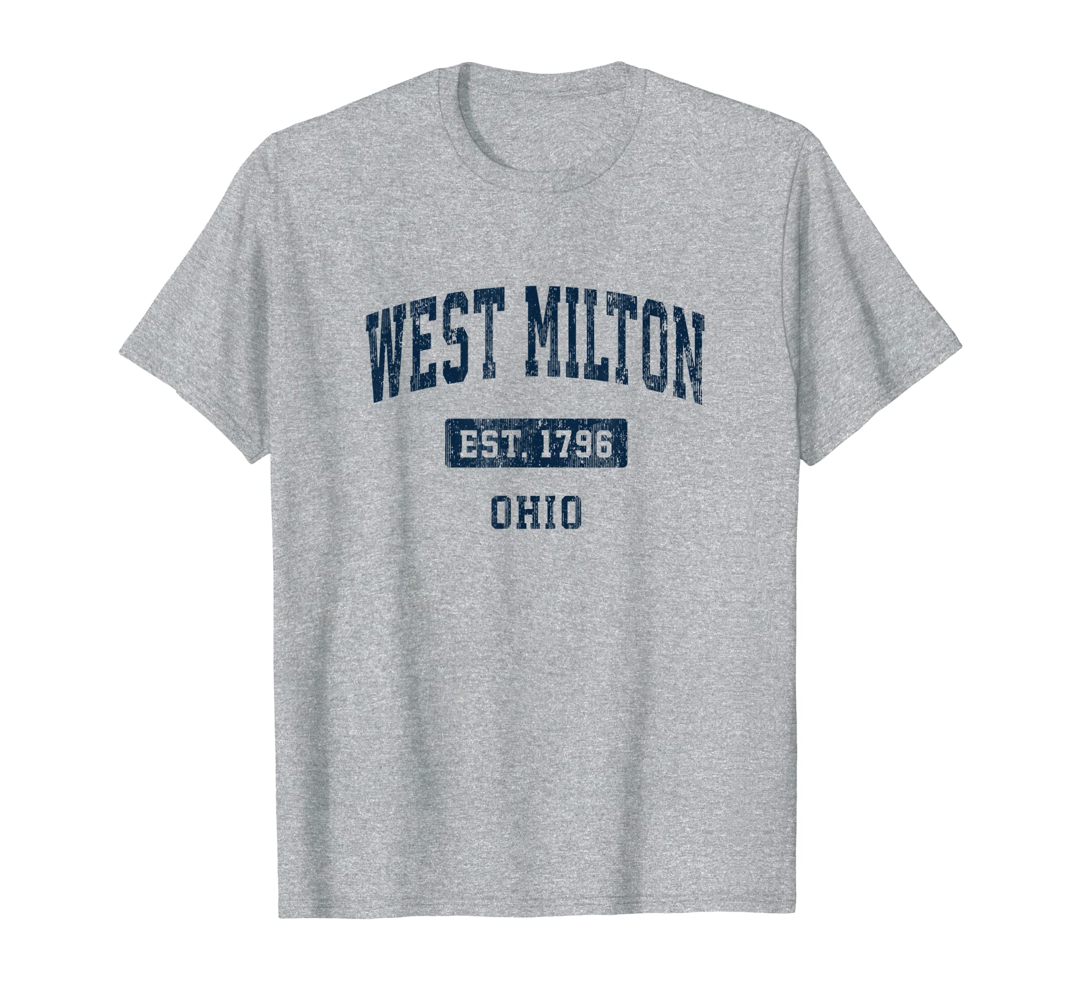 West Milton Ohio Oh Sports T-Shirt - Casual Everyday Wear Men Women - T-Shirt, Sweatshirt, Hoodie