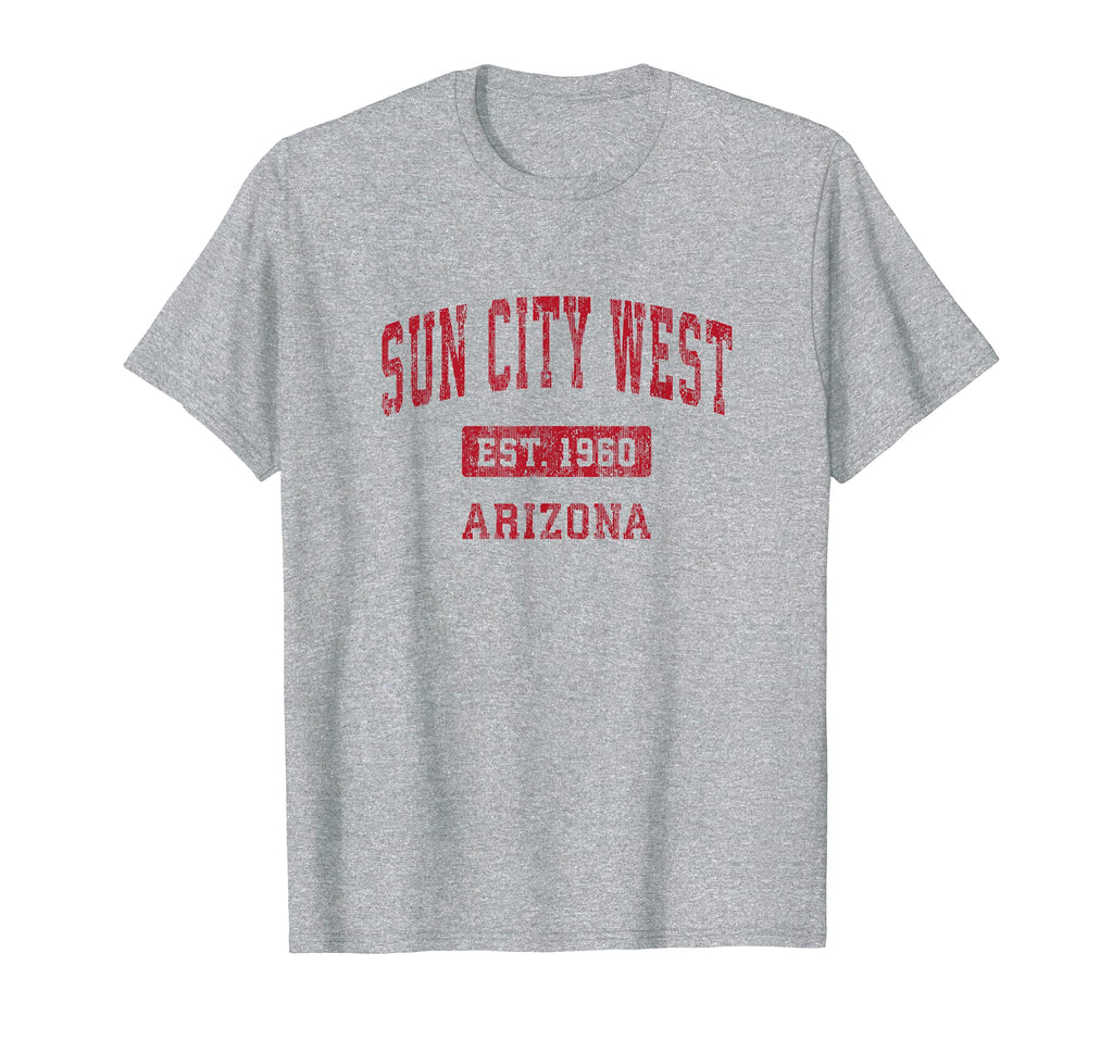 Sun City West Arizona Az Sports Red T-Shirt - Aesthetic Graphic Unisex - T-Shirt, Sweatshirt, Hoodie