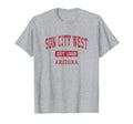 Sun City West Arizona Az Sports Red T-Shirt - Aesthetic Graphic Unisex - T-Shirt, Sweatshirt, Hoodie