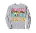 Rollerskating Rolling Roller Sweatshirt - Fun Novelty Design Men Women - T-Shirt, Sweatshirt, Hoodie