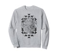 Trendy Art Deco Floral Sweatshirt - Aesthetic Graphic for Adults - T-Shirt, Sweatshirt, Hoodie