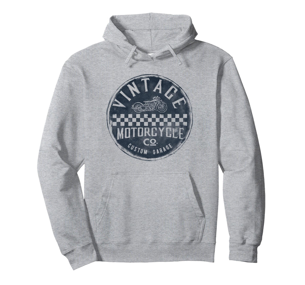 Motorcycle Custom Garage Finish Race Hoodie - Minimalist Print for Adults - T-Shirt, Sweatshirt, Hoodie