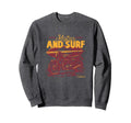 Motorcycle Surf Adventure Sweatshirt - Fun Novelty Design for Adults - T-Shirt, Sweatshirt, Hoodie