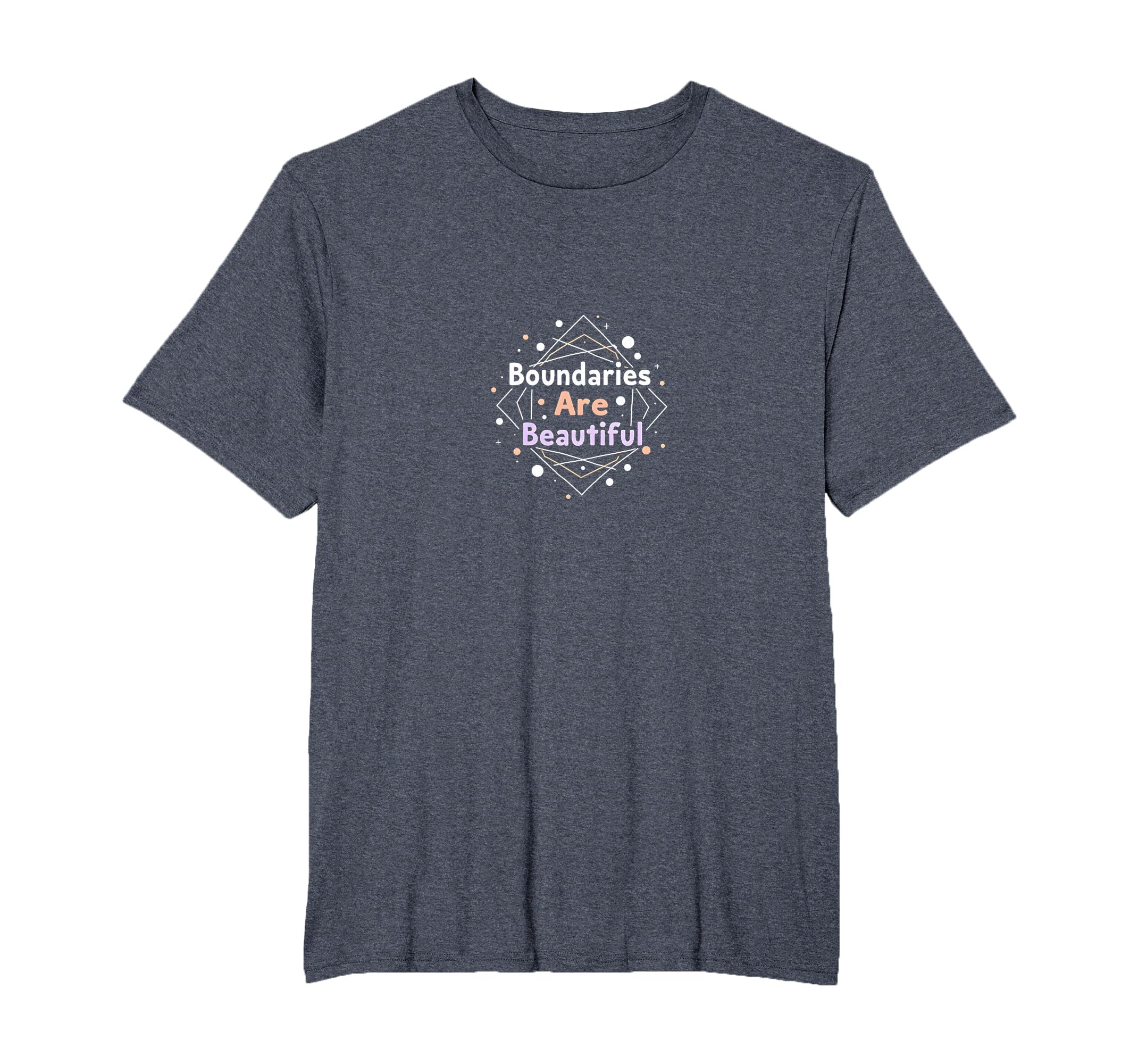 Boundaries Are Beautiful Empowering T-Shirt - Minimalist Print for Adults - T-Shirt, Sweatshirt, Hoodie