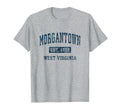 Morgantown West Virginia Wv Sports T-Shirt - Minimalist Print for Adults - T-Shirt, Sweatshirt, Hoodie