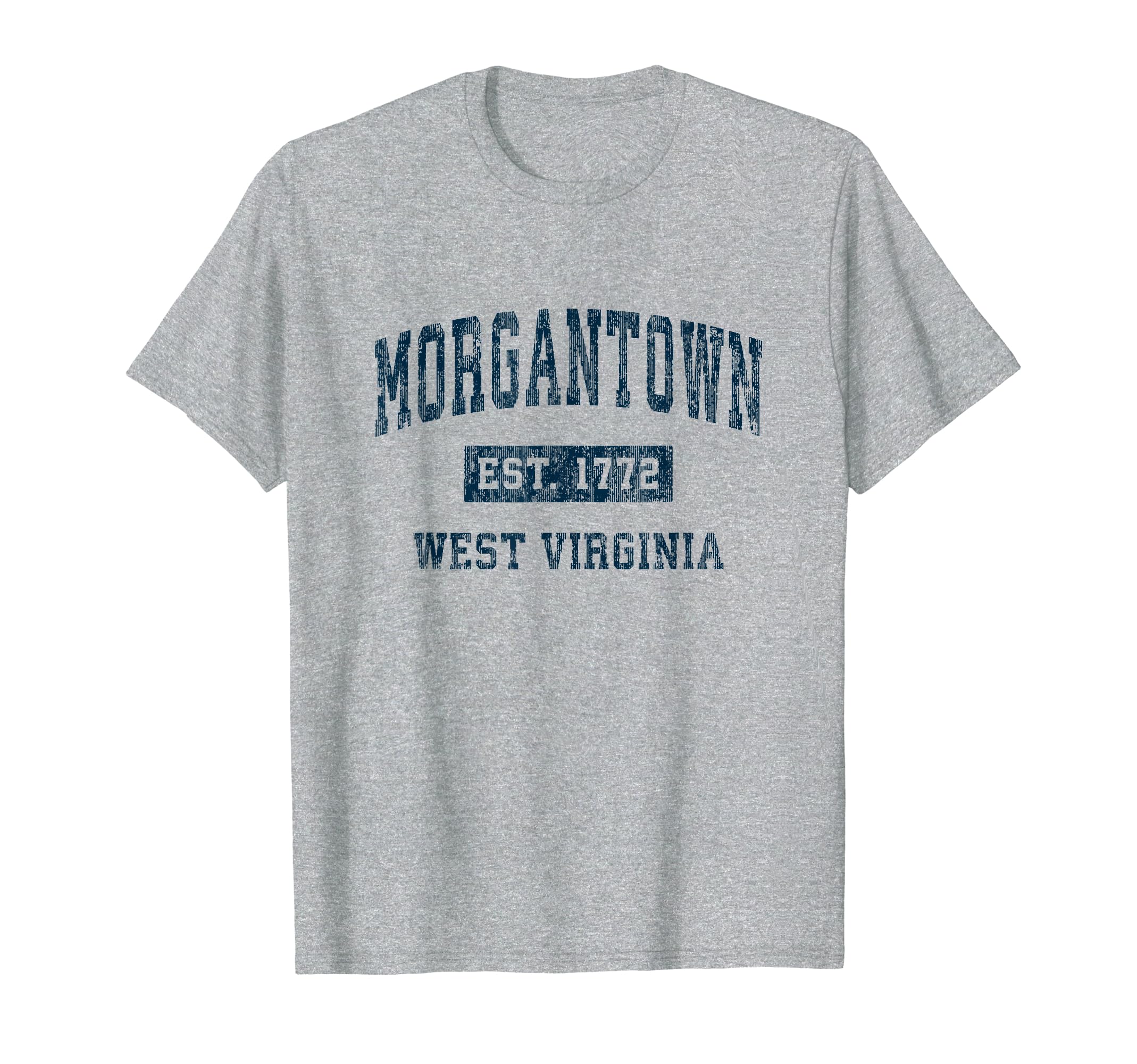 Morgantown West Virginia Wv Sports T-Shirt - Minimalist Print for Adults - T-Shirt, Sweatshirt, Hoodie