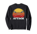 Attack X Crossed Lacrosse Sticks Sweatshirt - Streetwear Style Men Women - T-Shirt, Sweatshirt, Hoodie