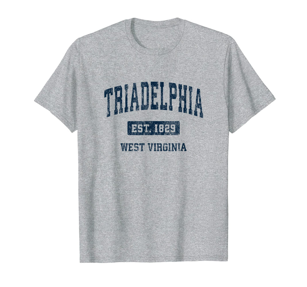 Triadelphia West Virginia Wv Athletic T-Shirt - Fun Novelty Design Unisex - T-Shirt, Sweatshirt, Hoodie