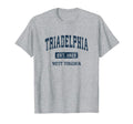 Triadelphia West Virginia Wv Athletic T-Shirt - Fun Novelty Design Unisex - T-Shirt, Sweatshirt, Hoodie