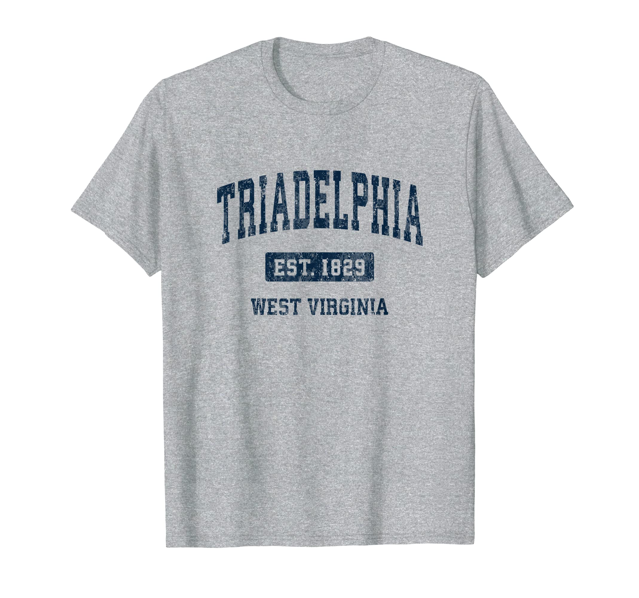 Triadelphia West Virginia Wv Athletic T-Shirt - Fun Novelty Design Unisex - T-Shirt, Sweatshirt, Hoodie
