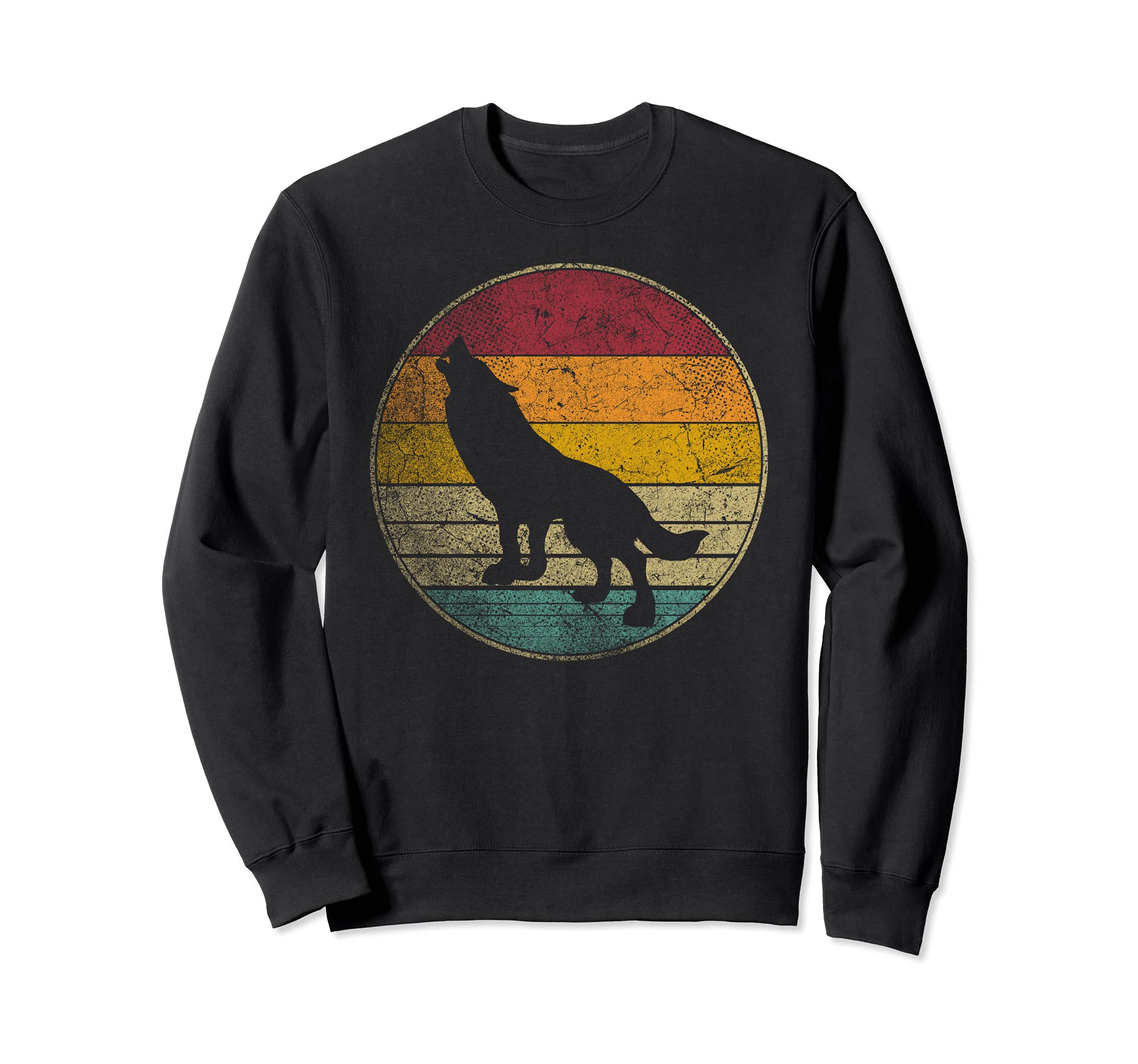 Wolves Wolf Animal Lover 70S 80S Sweatshirt - Custom Art Print for Adults - T-Shirt, Sweatshirt, Hoodie