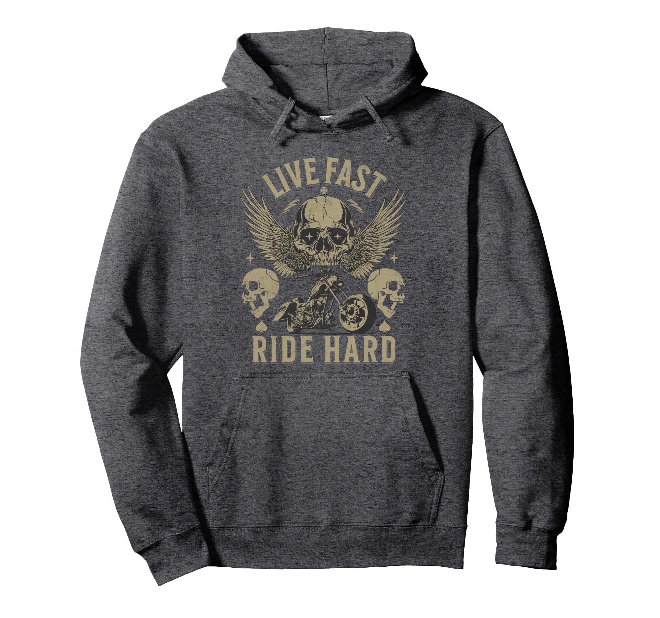 Live Fast Ride Hard Motorcycle Riding Hoodie - Aesthetic Graphic Unisex - T-Shirt, Sweatshirt, Hoodie