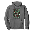 Home Is Where My Plants Are Skull Flower Hoodie - Graphic Print for Adults - T-Shirt, Sweatshirt, Hoodie