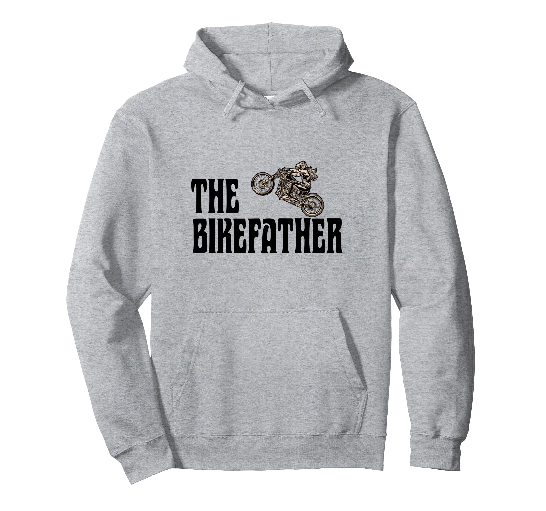 Biker Bikefather Biker Dad Funny Hoodie - Minimalist Print Unisex - T-Shirt, Sweatshirt, Hoodie