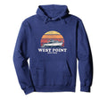 West Point Ny Boating 70S Boat Hoodie - Graphic Print Men Women - T-Shirt, Sweatshirt, Hoodie