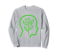 Mental Health Simple Brain Illness Sweatshirt - Trendy Graphic for Adults - T-Shirt, Sweatshirt, Hoodie