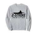 Motocross 2 Stroke Addict Biker Sweatshirt - Minimalist Print Unisex - T-Shirt, Sweatshirt, Hoodie