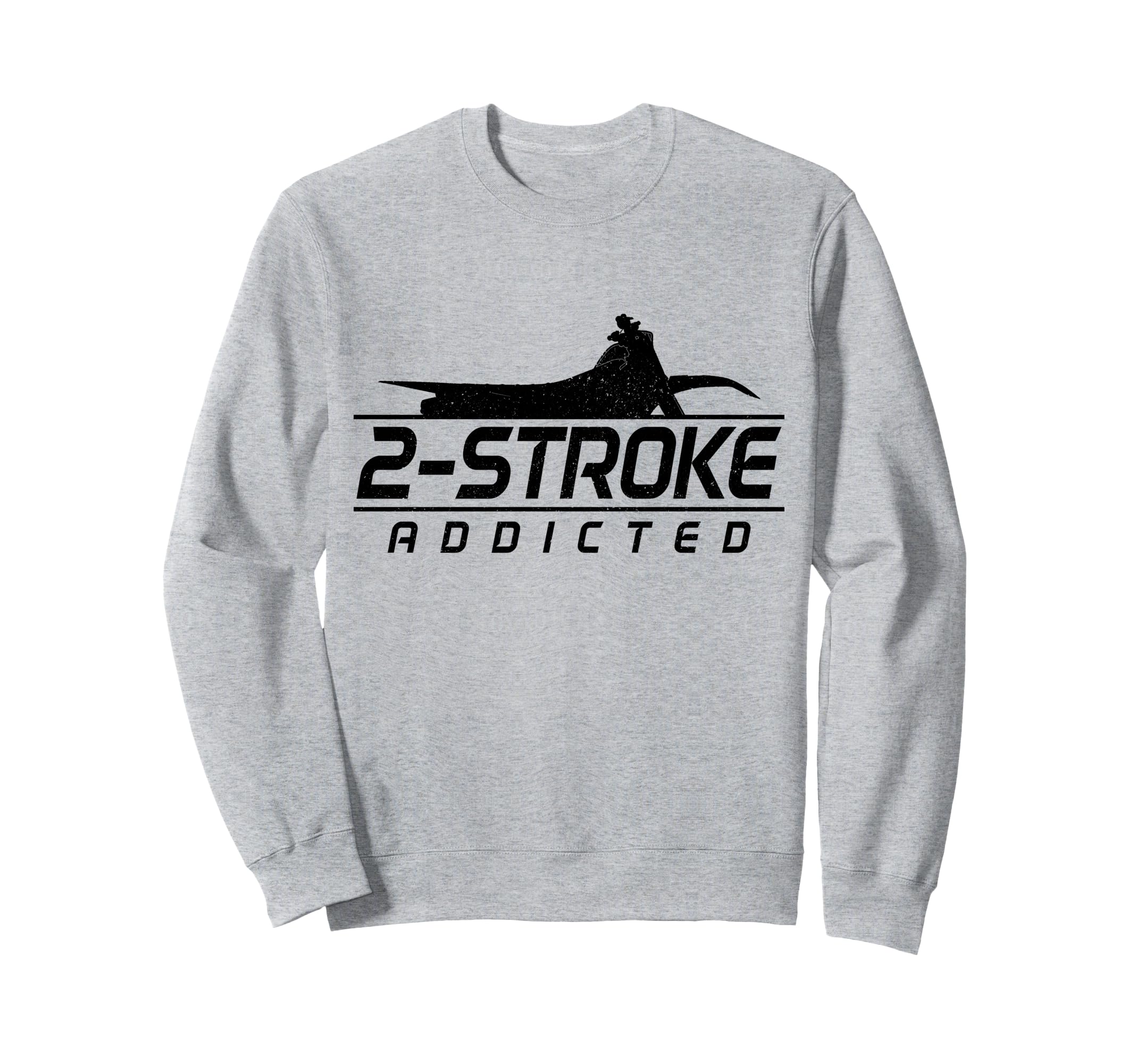 Motocross 2 Stroke Addict Biker Sweatshirt - Minimalist Print Unisex - T-Shirt, Sweatshirt, Hoodie