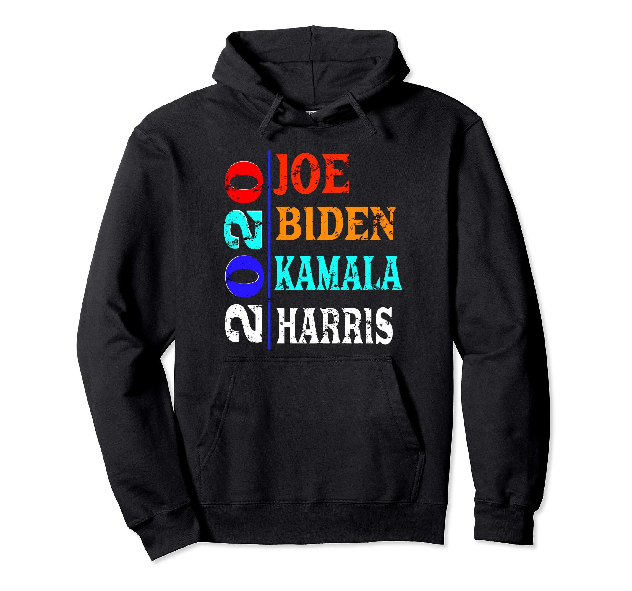 Joe Biden Kamala Harris 2020 Distressed Hoodie - Streetwear Style Unisex - T-Shirt, Sweatshirt, Hoodie