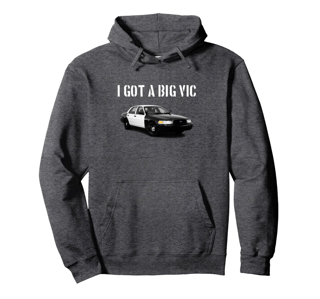 Crown Vic Funny P71 Punny Car Hoodie - Novelty Apparel for Adults - T-Shirt, Sweatshirt, Hoodie