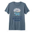 Overthinker Unicorn Brain T-Shirt - Unique Graphic Men Women - T-Shirt, Sweatshirt, Hoodie