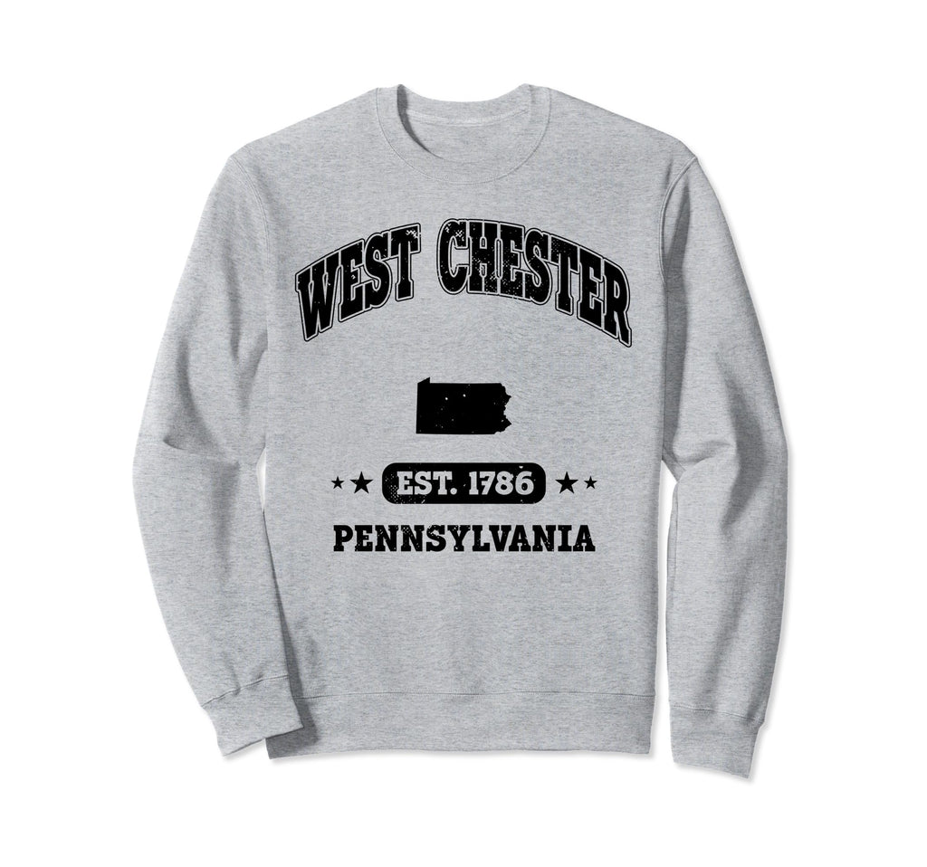 West Chester Pennsylvania Pa Throwback Sweatshirt - Trendy Graphic Unisex - T-Shirt, Sweatshirt, Hoodie