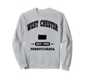 West Chester Pennsylvania Pa Throwback Sweatshirt - Trendy Graphic Unisex - T-Shirt, Sweatshirt, Hoodie