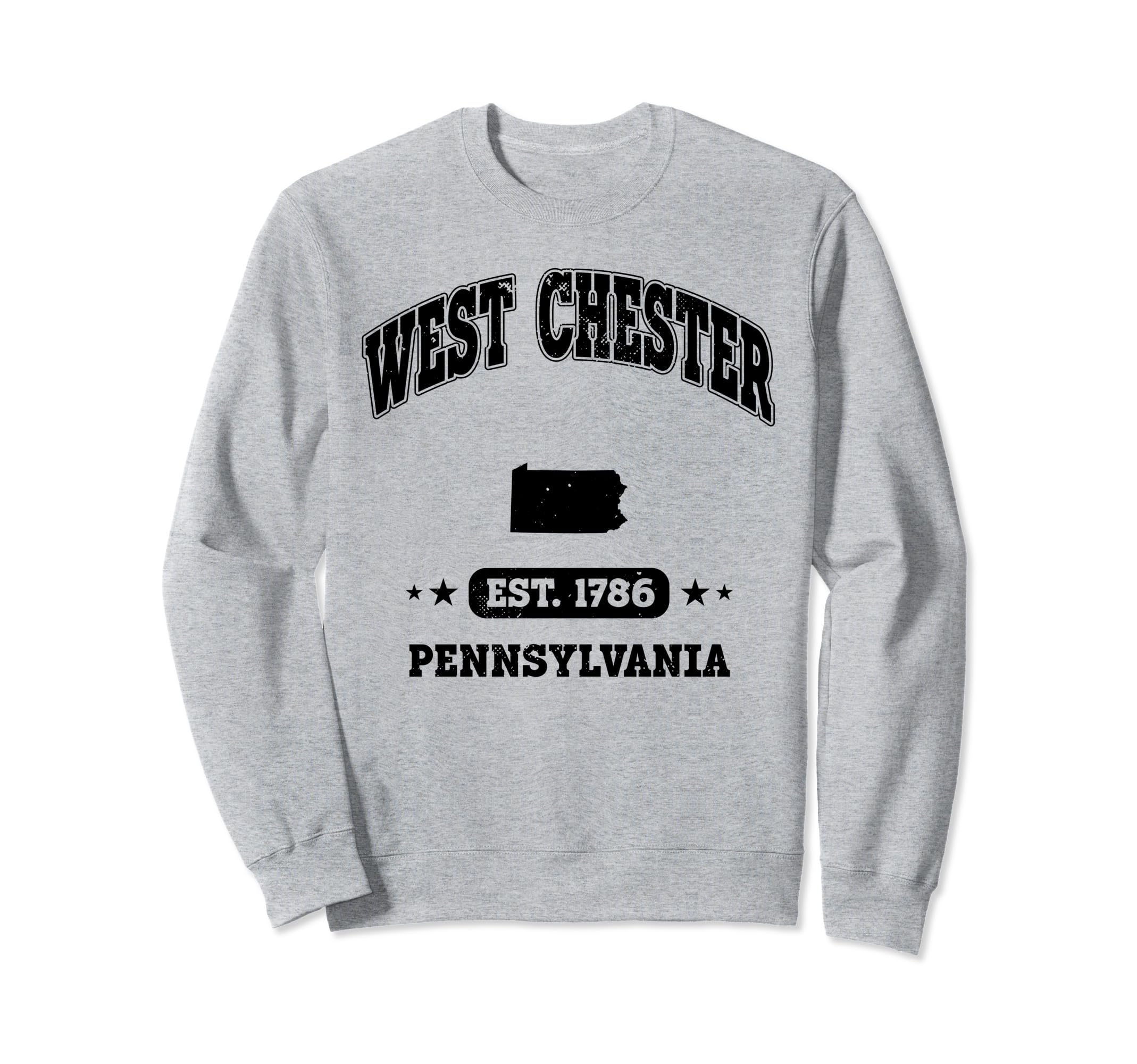 West Chester Pennsylvania Pa Throwback Sweatshirt - Trendy Graphic Unisex - T-Shirt, Sweatshirt, Hoodie