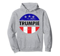 Trumpie Anti Biden Distressed Rally Hoodie - Novelty Apparel Men Women - T-Shirt, Sweatshirt, Hoodie