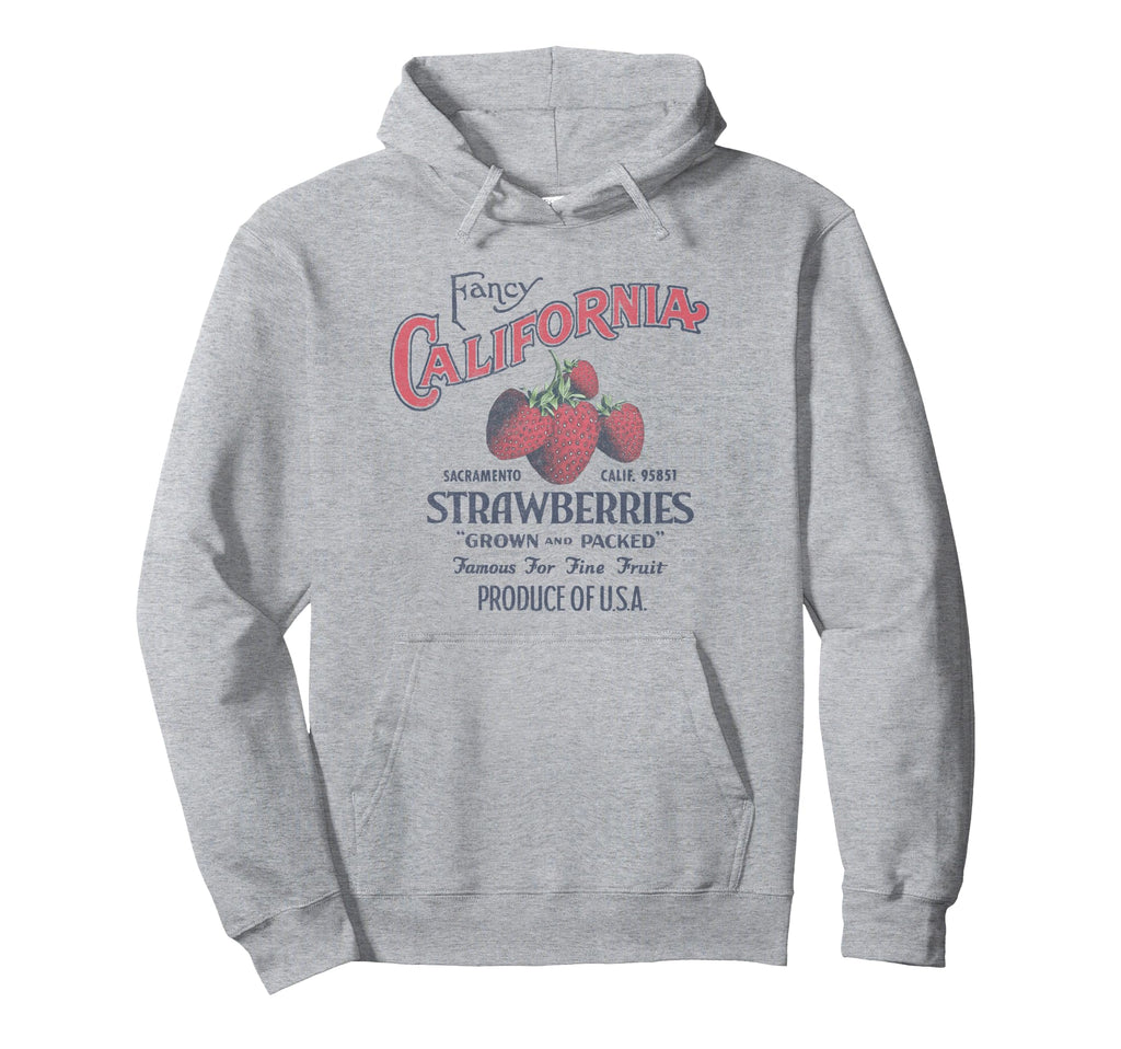Trendy Fancy California Strawberries Hoodie - Unique Graphic Unisex - T-Shirt, Sweatshirt, Hoodie