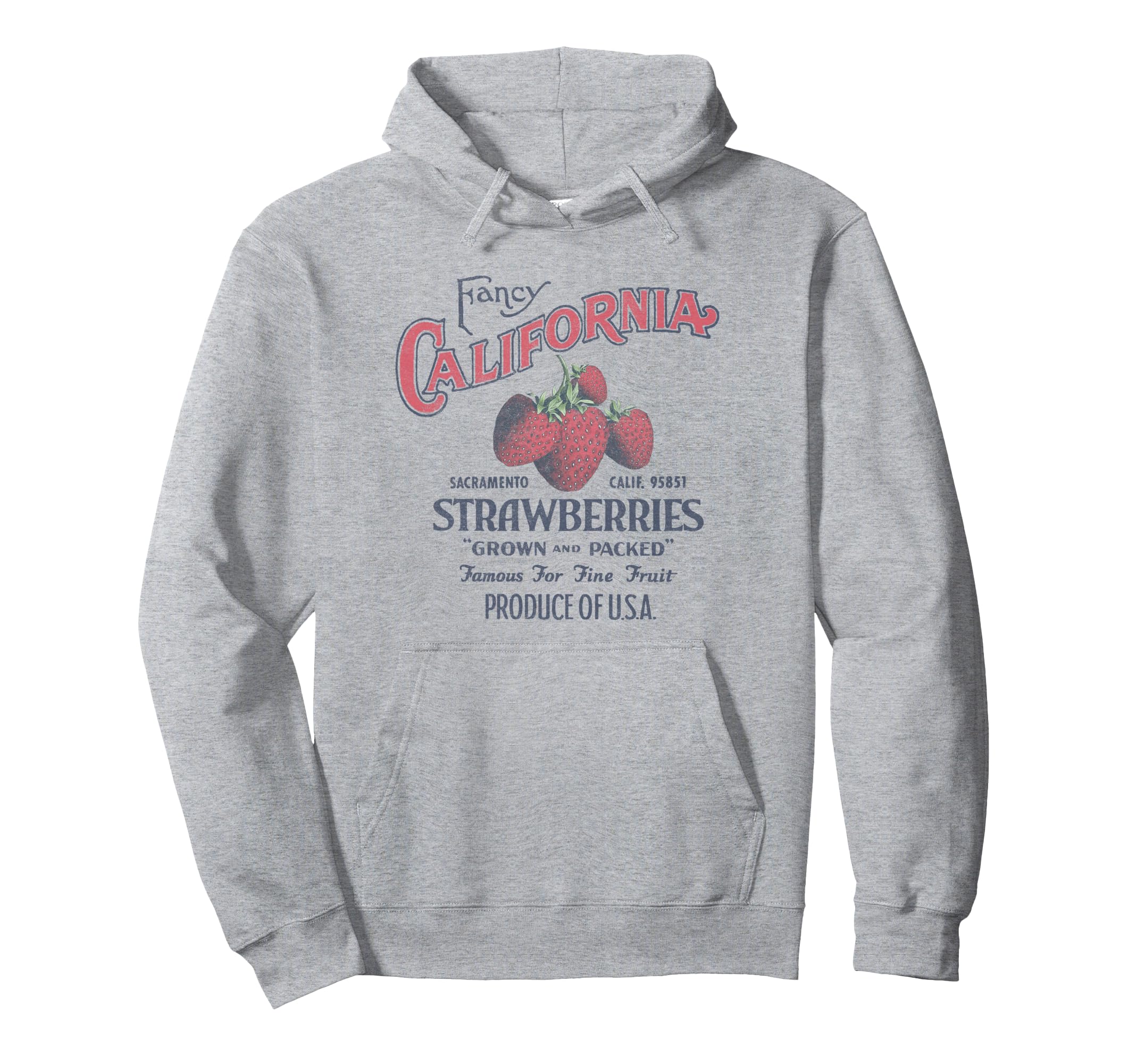 Trendy Fancy California Strawberries Hoodie - Unique Graphic Unisex - T-Shirt, Sweatshirt, Hoodie