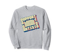 Support Local Artists Typography Sweatshirt - Minimalist Print for Adults - T-Shirt, Sweatshirt, Hoodie