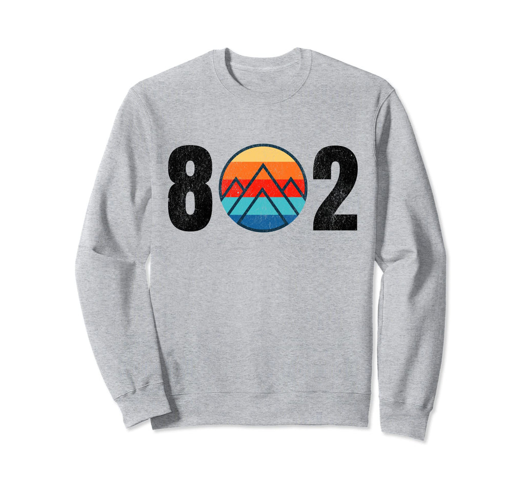 Vermont Vt 70S Mountains Sweatshirt - Casual Everyday Wear Men Women - T-Shirt, Sweatshirt, Hoodie