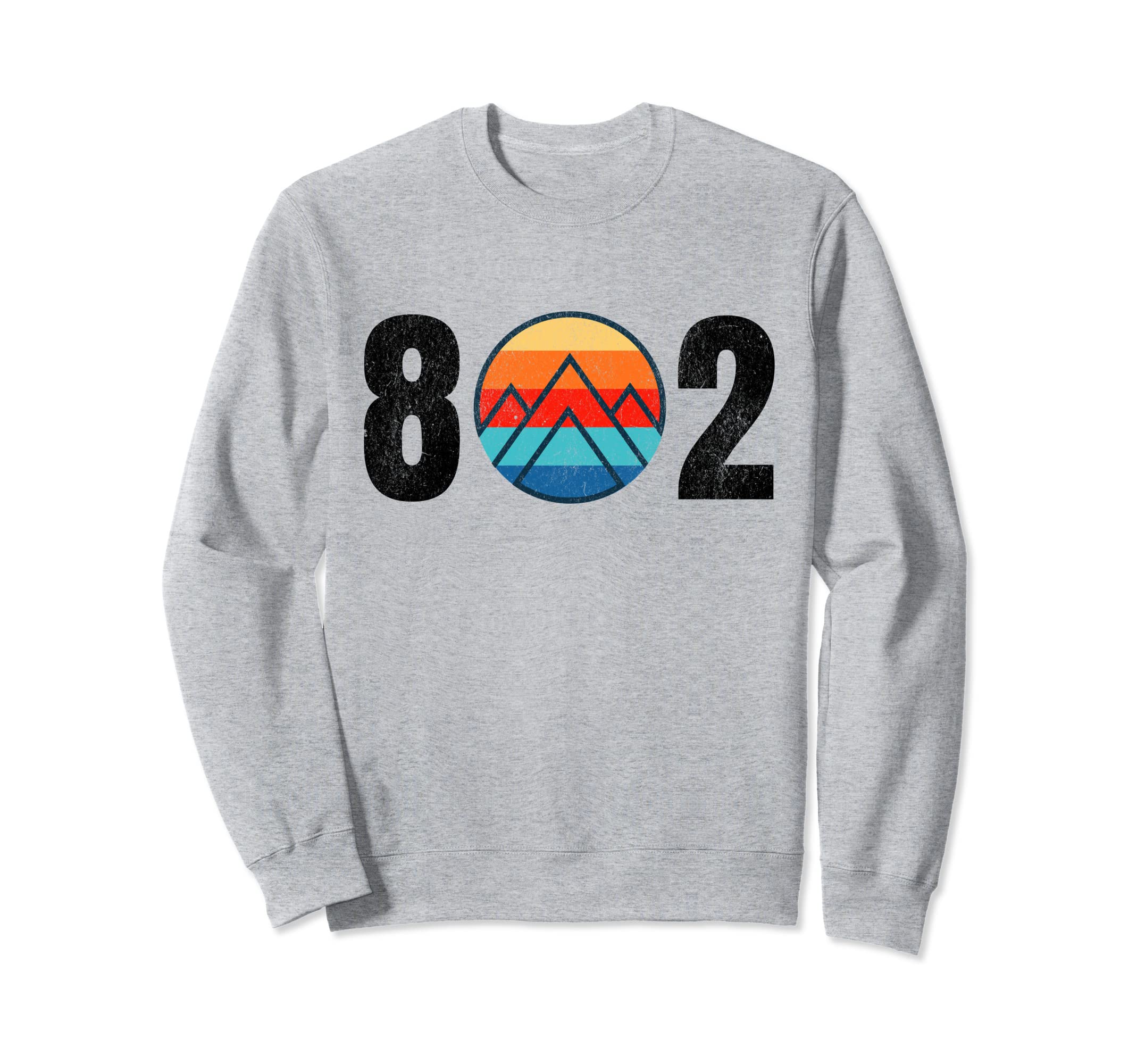 Vermont Vt 70S Mountains Sweatshirt - Casual Everyday Wear Men Women - T-Shirt, Sweatshirt, Hoodie