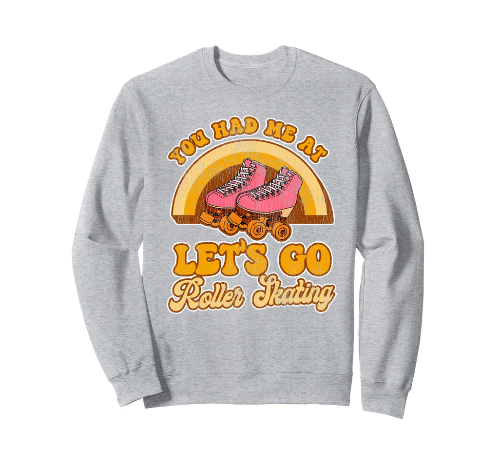 Roller Skating Skate 1970S Sweatshirt - Custom Art Print Unisex - T-Shirt, Sweatshirt, Hoodie