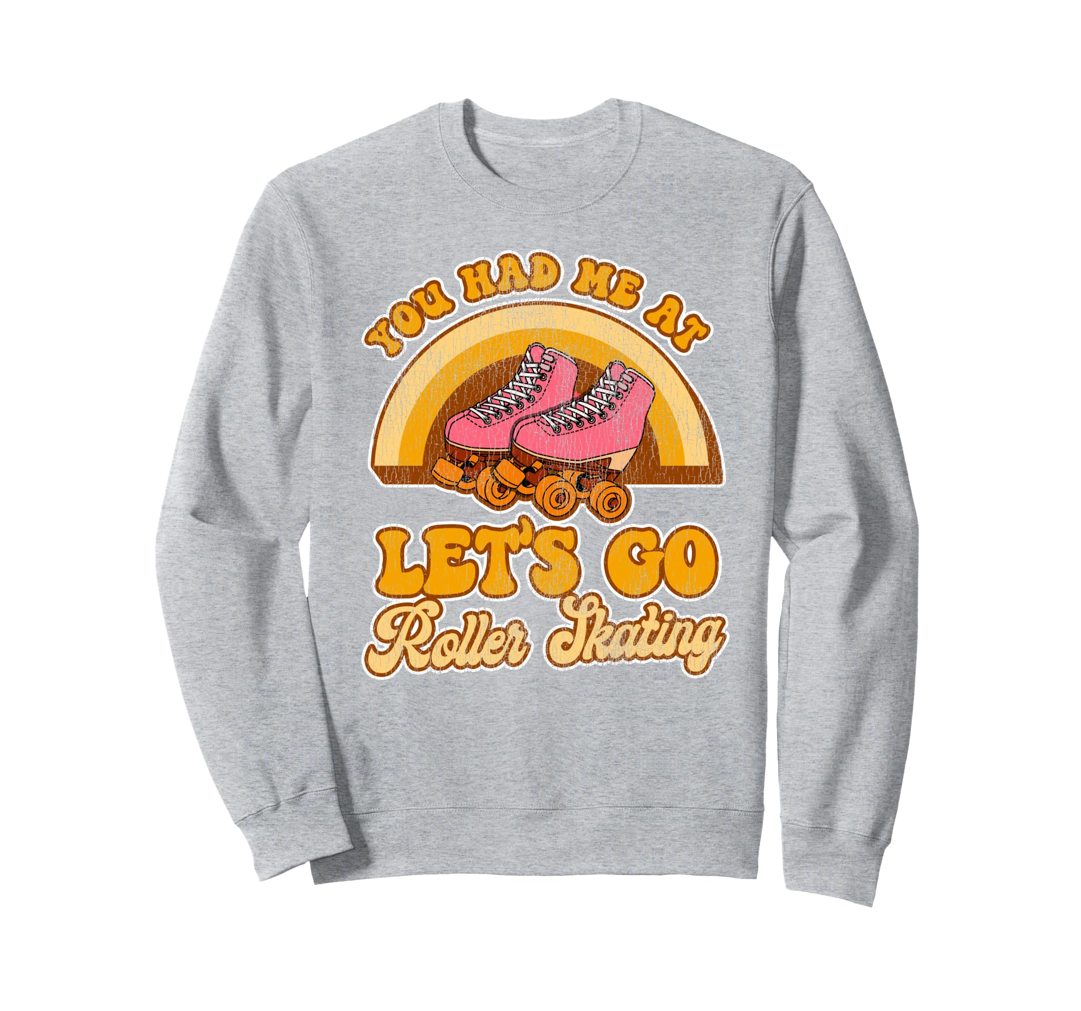 Roller Skating Skate 1970S Sweatshirt - Custom Art Print Unisex - T-Shirt, Sweatshirt, Hoodie