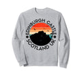 Edinburgh Castle Scotland Sunset Souvenir Sweatshirt - Graphic Print Unisex - T-Shirt, Sweatshirt, Hoodie