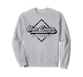 San Diego Ca Distressed 70S 80S Sweatshirt - Minimalist Print Men Women - T-Shirt, Sweatshirt, Hoodie