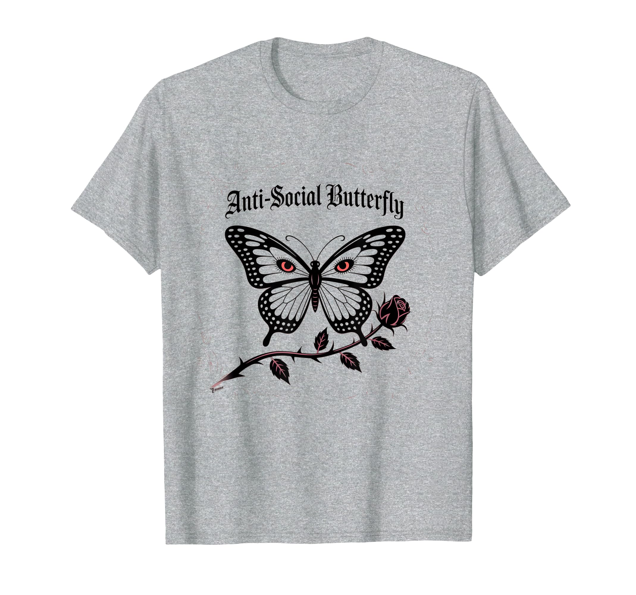 Gothic Aesthetic Antisocial T-Shirt - Fun Novelty Design for Adults - T-Shirt, Sweatshirt, Hoodie