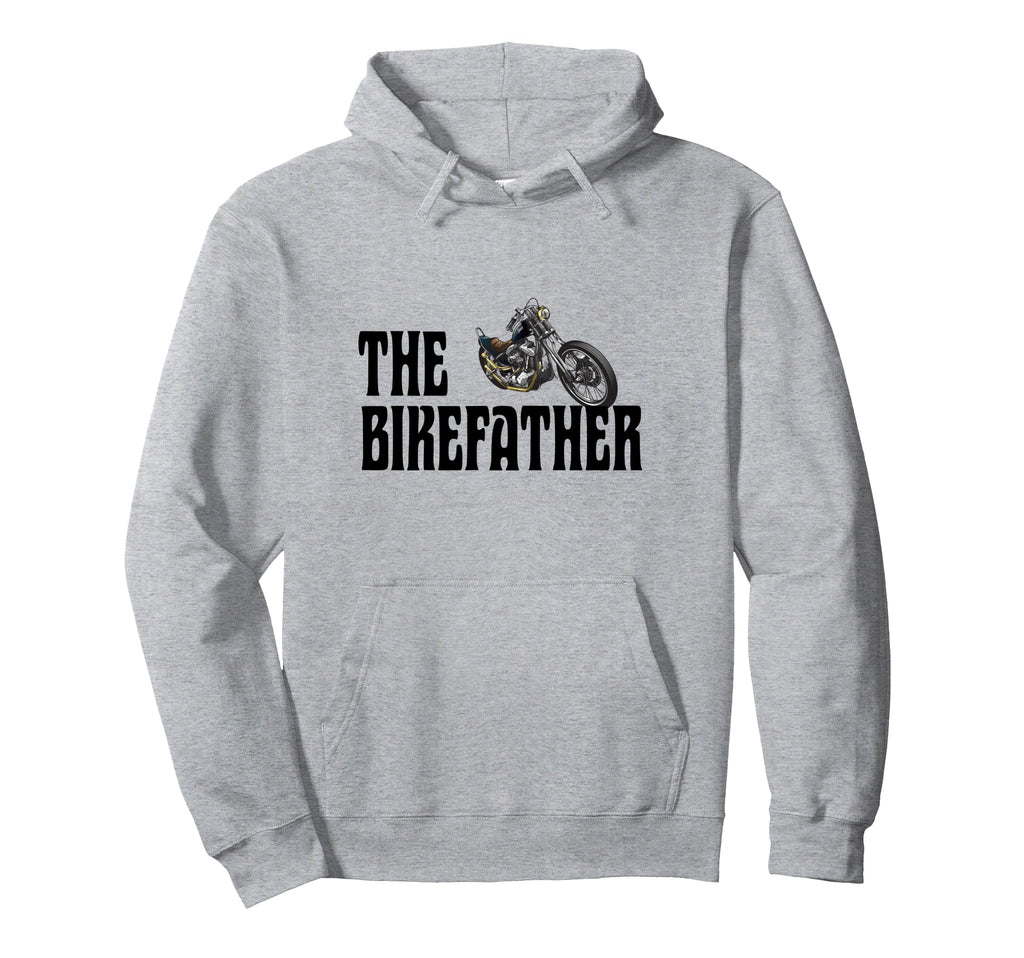 Biker Bikefather Biker Dad Funny Hoodie - Trendy Graphic for Adults - T-Shirt, Sweatshirt, Hoodie