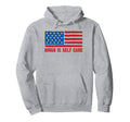 Patriotic American Flag Bingo Is Self Hoodie - Graphic Print for Adults - T-Shirt, Sweatshirt, Hoodie