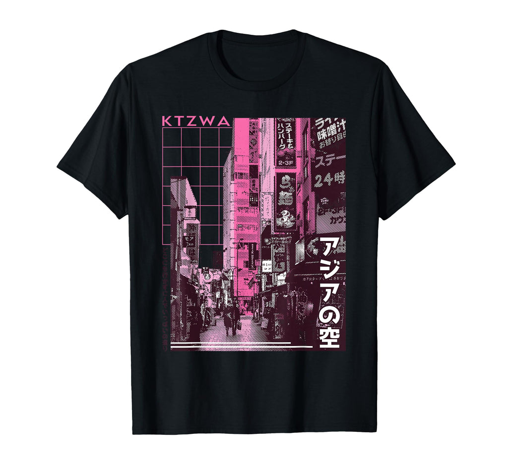 Japanese Aesthetic Streetwear Kanji T-Shirt - Aesthetic Graphic Men Women - T-Shirt, Sweatshirt, Hoodie