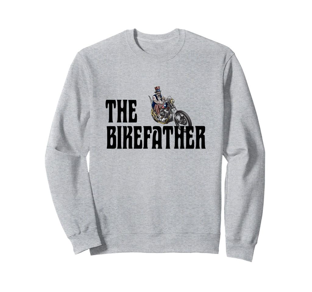 Biker Bikefather Biker Dad Funny Sweatshirt - Trendy Graphic for Adults - T-Shirt, Sweatshirt, Hoodie