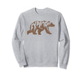 Explore Bear Typography Outdoors Sweatshirt - Casual Everyday Wear Unisex - T-Shirt, Sweatshirt, Hoodie