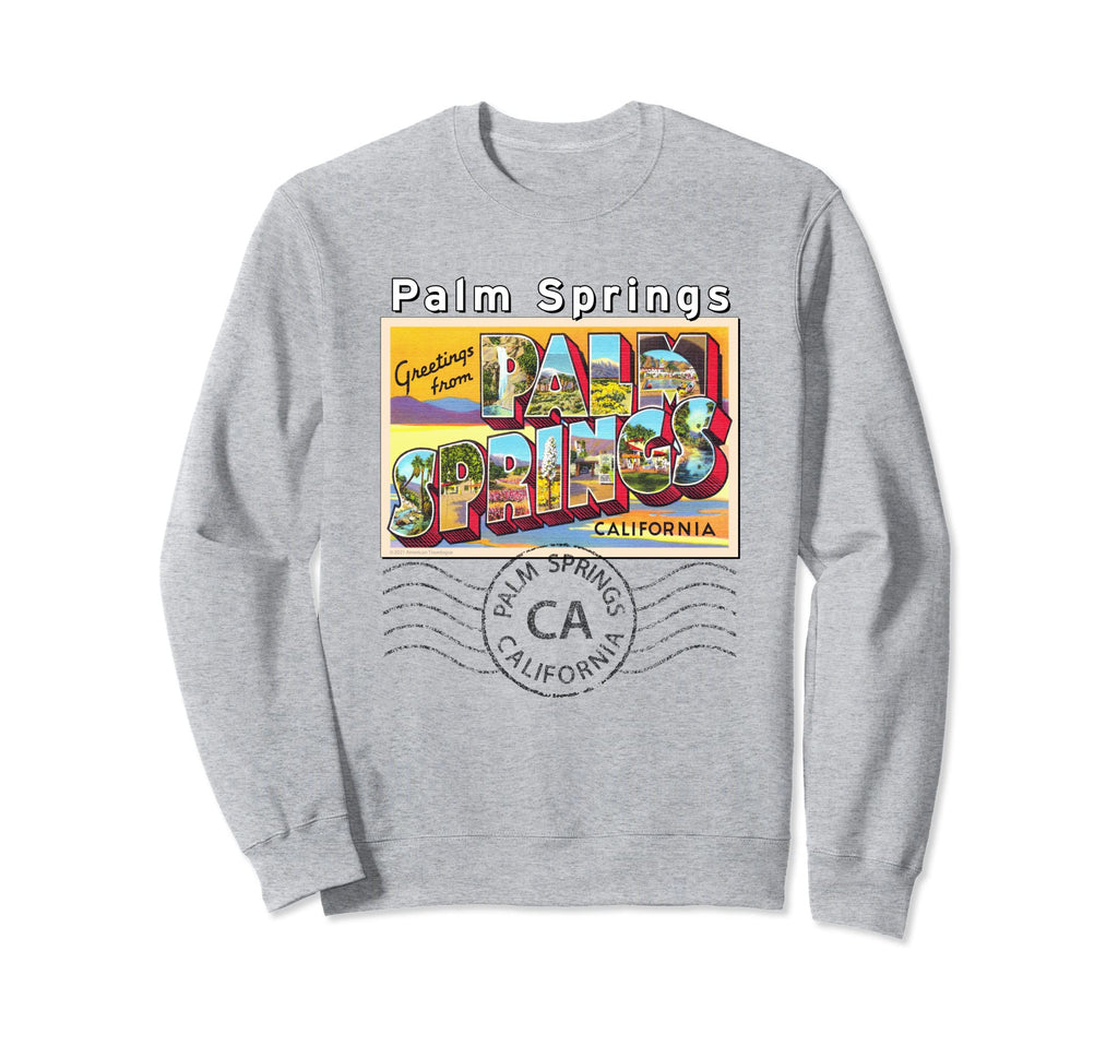 Palm Springs California Ca Large Sweatshirt - Unique Graphic for Adults - T-Shirt, Sweatshirt, Hoodie